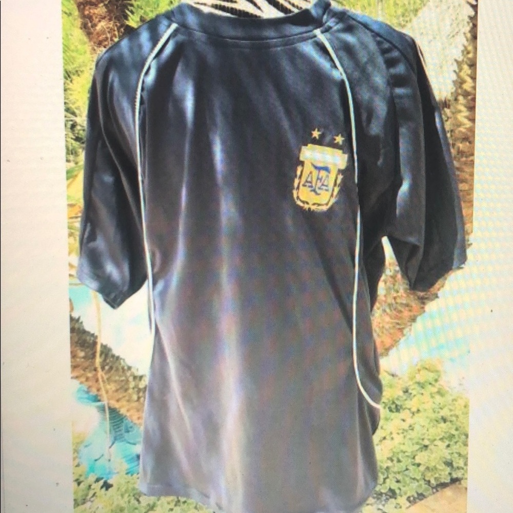 AFA jersey sports football Soccer Navy blue Sz M